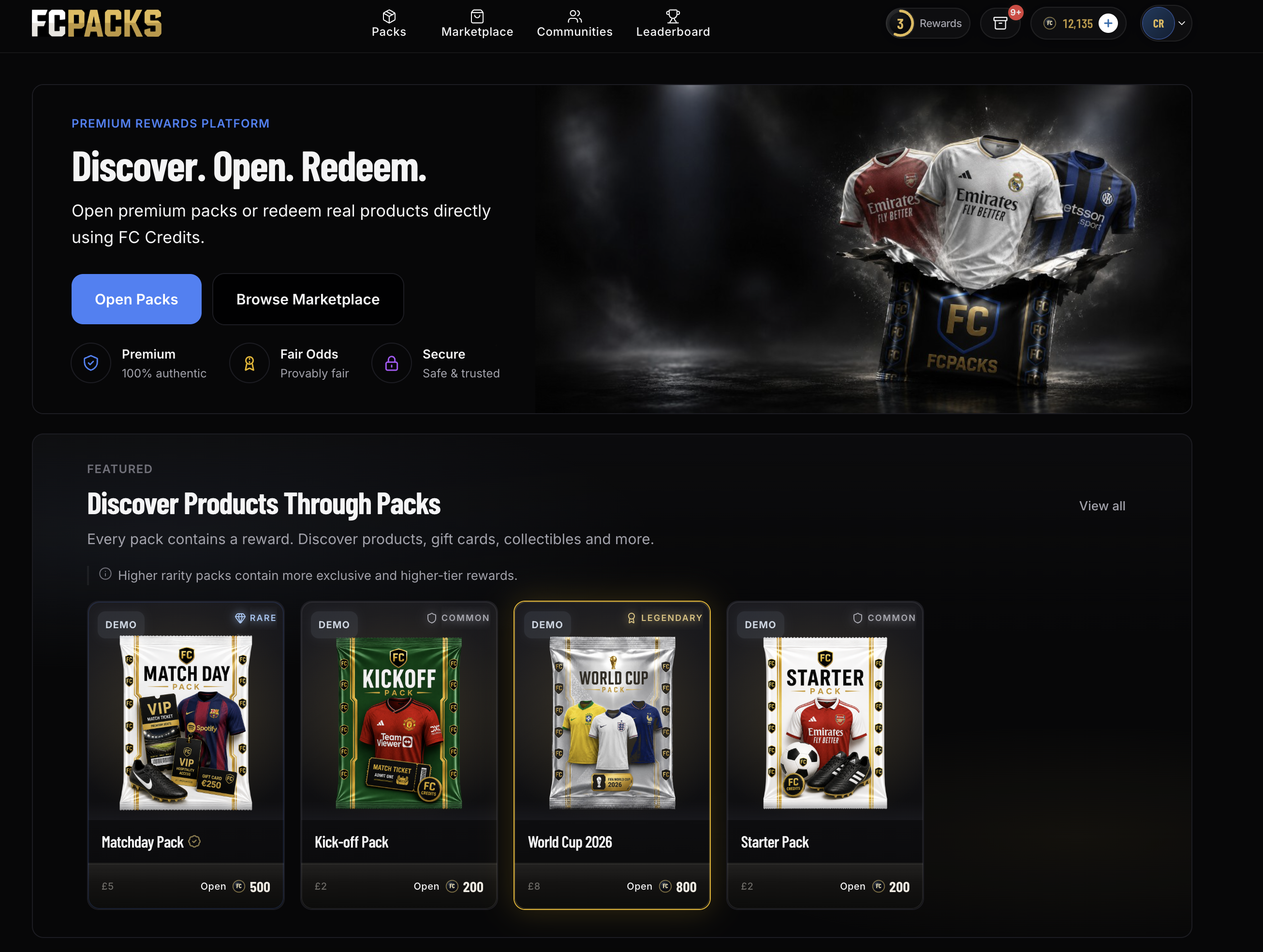 FC Packs product preview