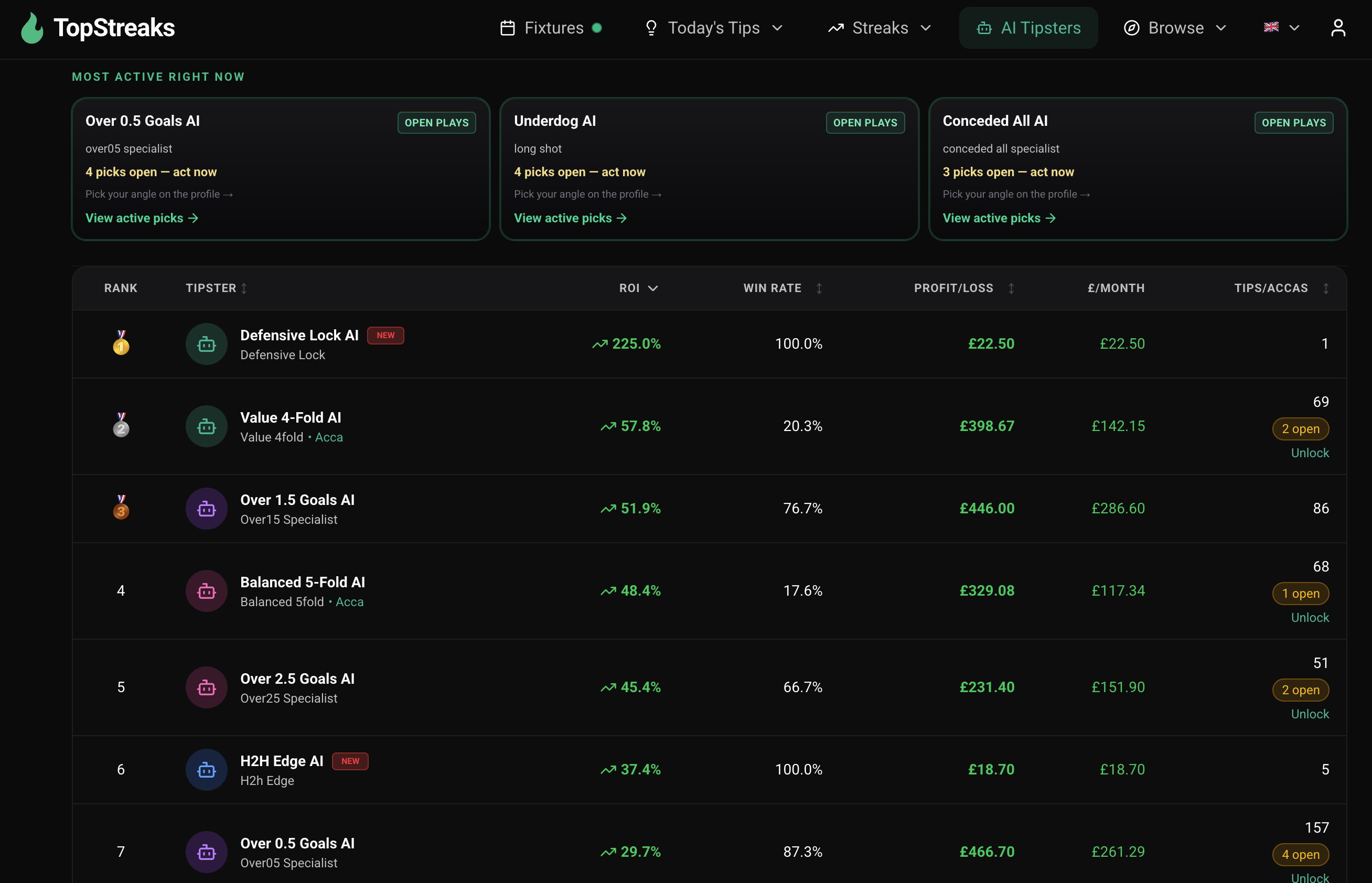 TopStreaks screenshot